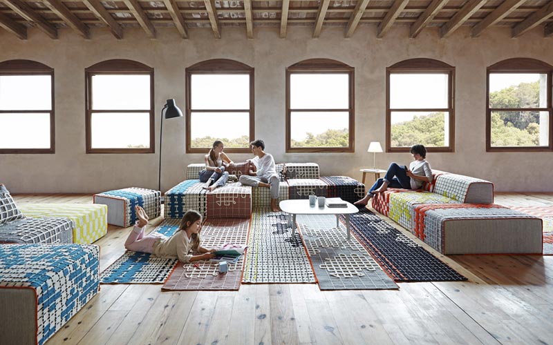 muebles de complemento alfombras y cortinas